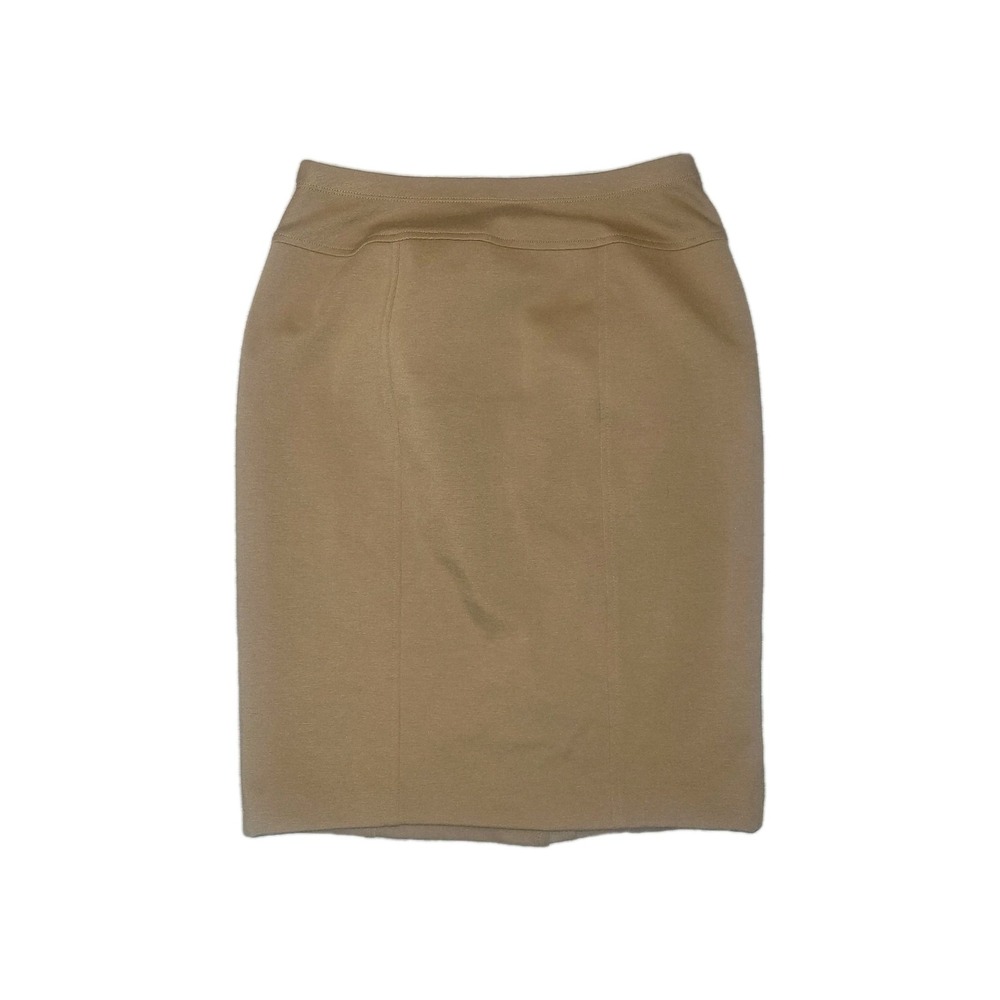 Ellen Tracy Womens Camel Color Regular Fit Classic Straight & Pencil Skirt XS